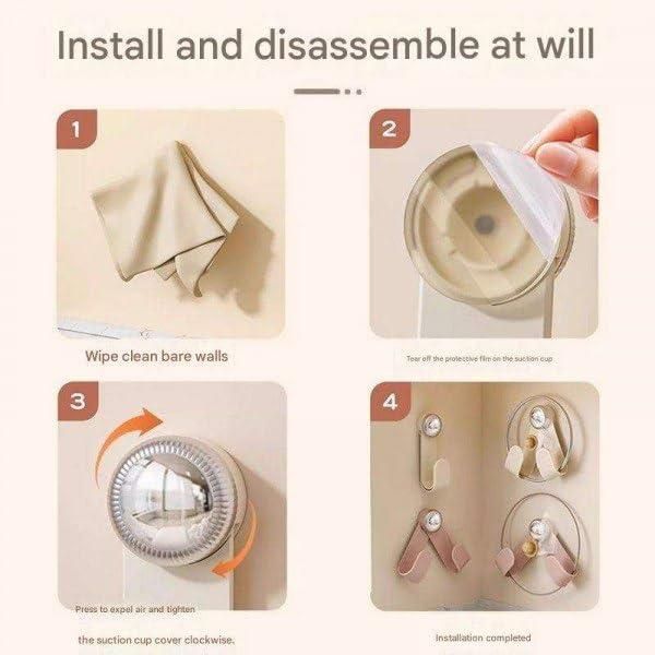 Pot Lid Holder With Suction Cup Pack of 2